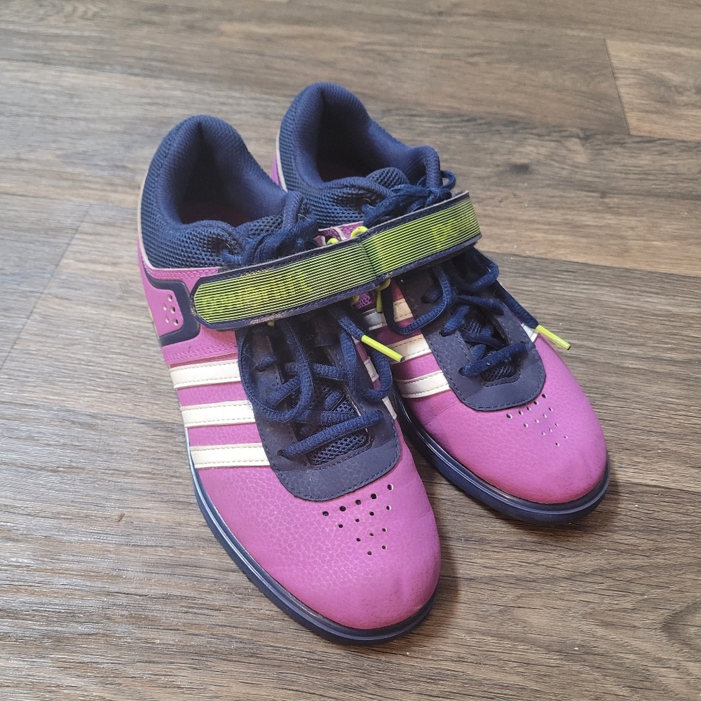 Adidas Powerlift 2 purple sneakers size 7.5